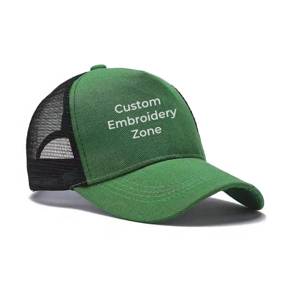 TeamGearCustom Bulk Mesh Trucker Hat Bulk mesh trucker hat with custom logo placeholder for wholesale group orders