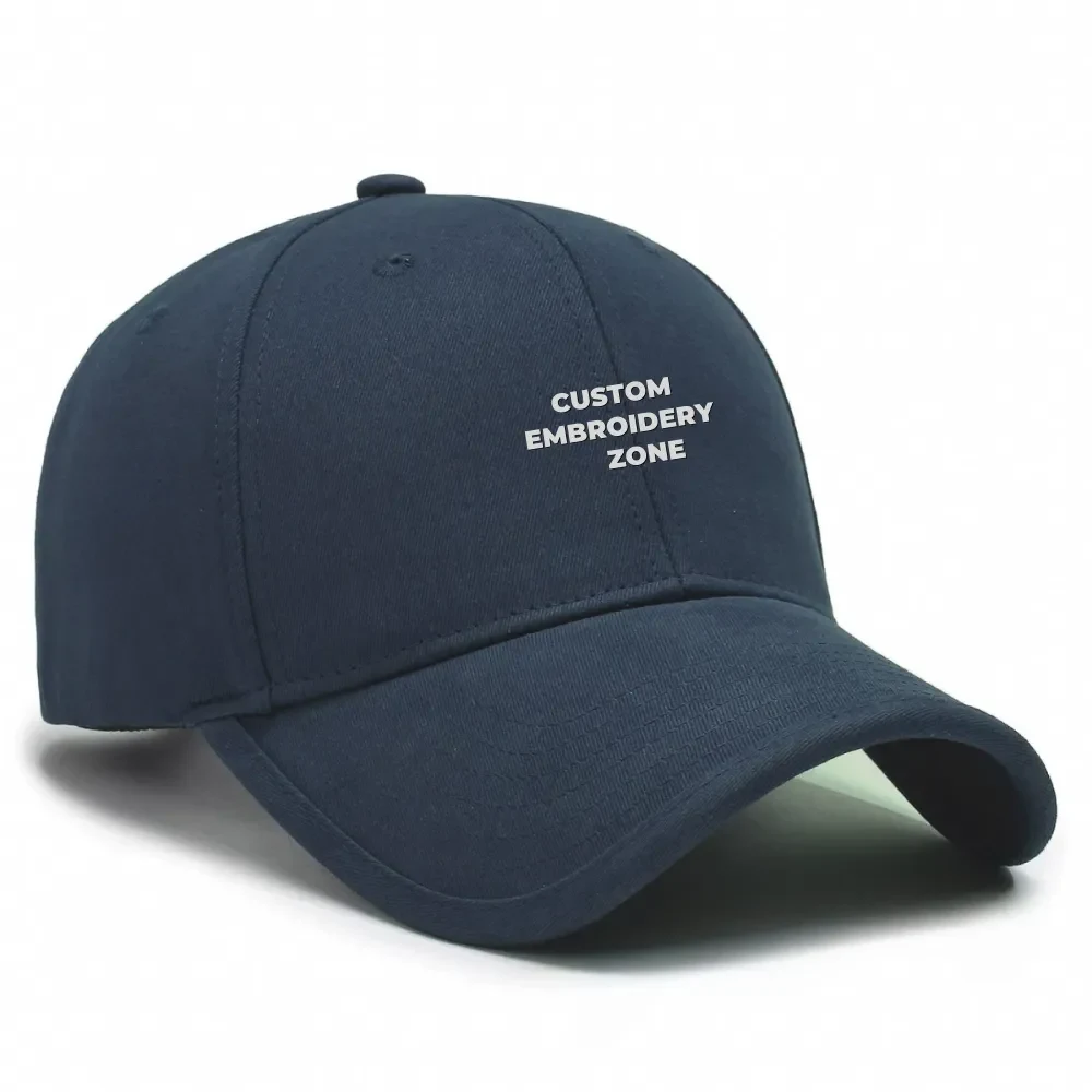 TeamGearCustom Wholesale 6-Panel Baseball Caps Wholesale 6-panel baseball caps with custom embroidered logo placeholders for team uniforms