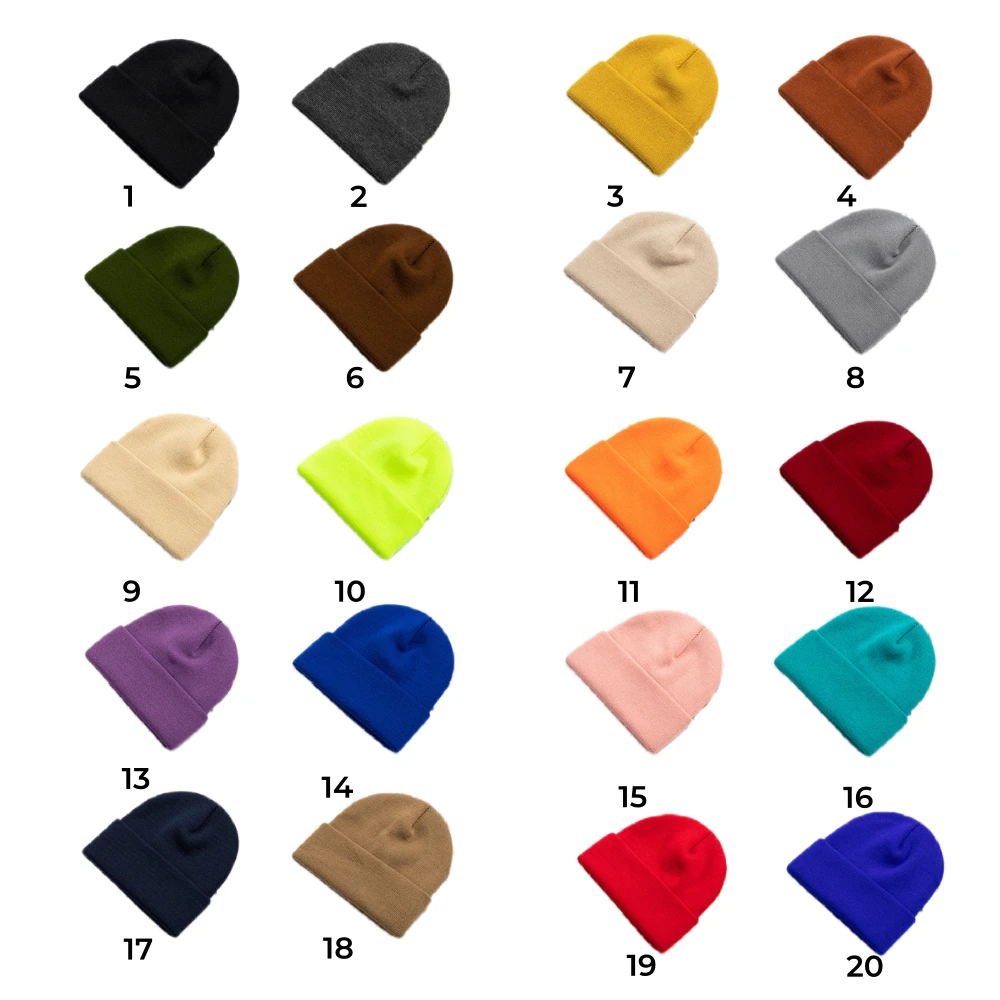 Heavy Knit Beanies Bulk Wholesale Yarn Colors custom embroidered heavy knit beanies bulk & wholesale winter hats