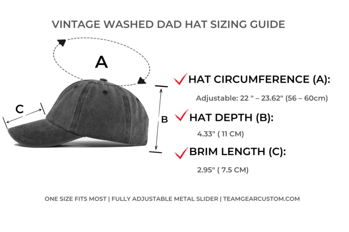 Custom Low Profile Dad Hats Size Chart unstructured dad hats wholesale & bulk low profile caps