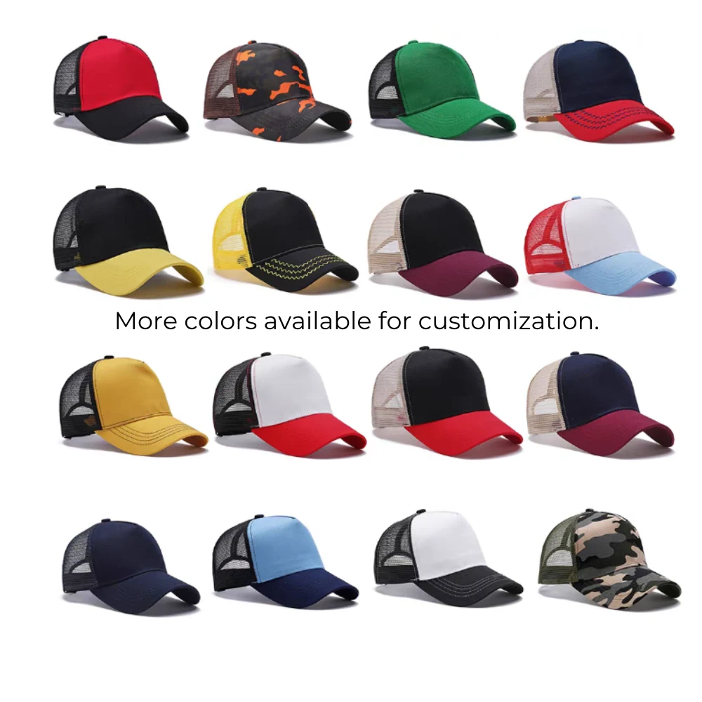 Wholesale Trucker Caps Color Options Available wholesale trucker caps color options and blank color fabric charts for bulk buyers