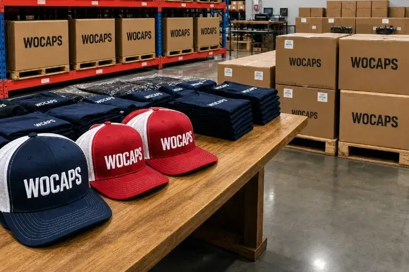 Home of Factory Direct Custom Headwear Bulk Inventory raw material stock of trucker hat